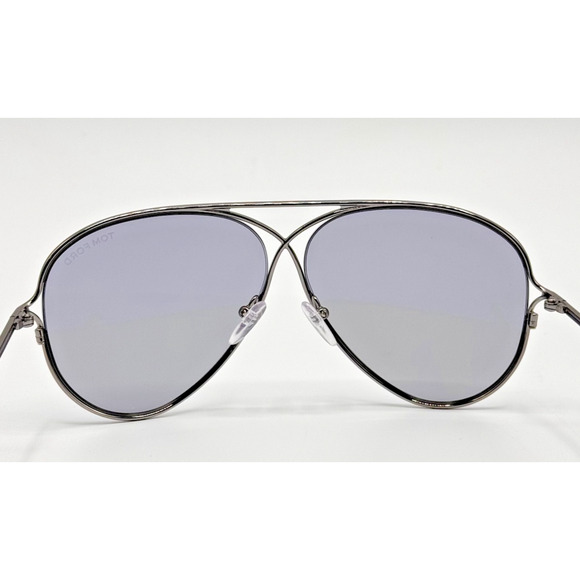 Tom Ford Sunglasses TOM N.4 14C Light Ruthenium Aviator Frame Smoke Lens 59mm main image 7